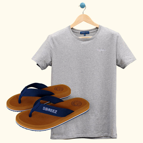 Tongs + T-shirt décapsuleur