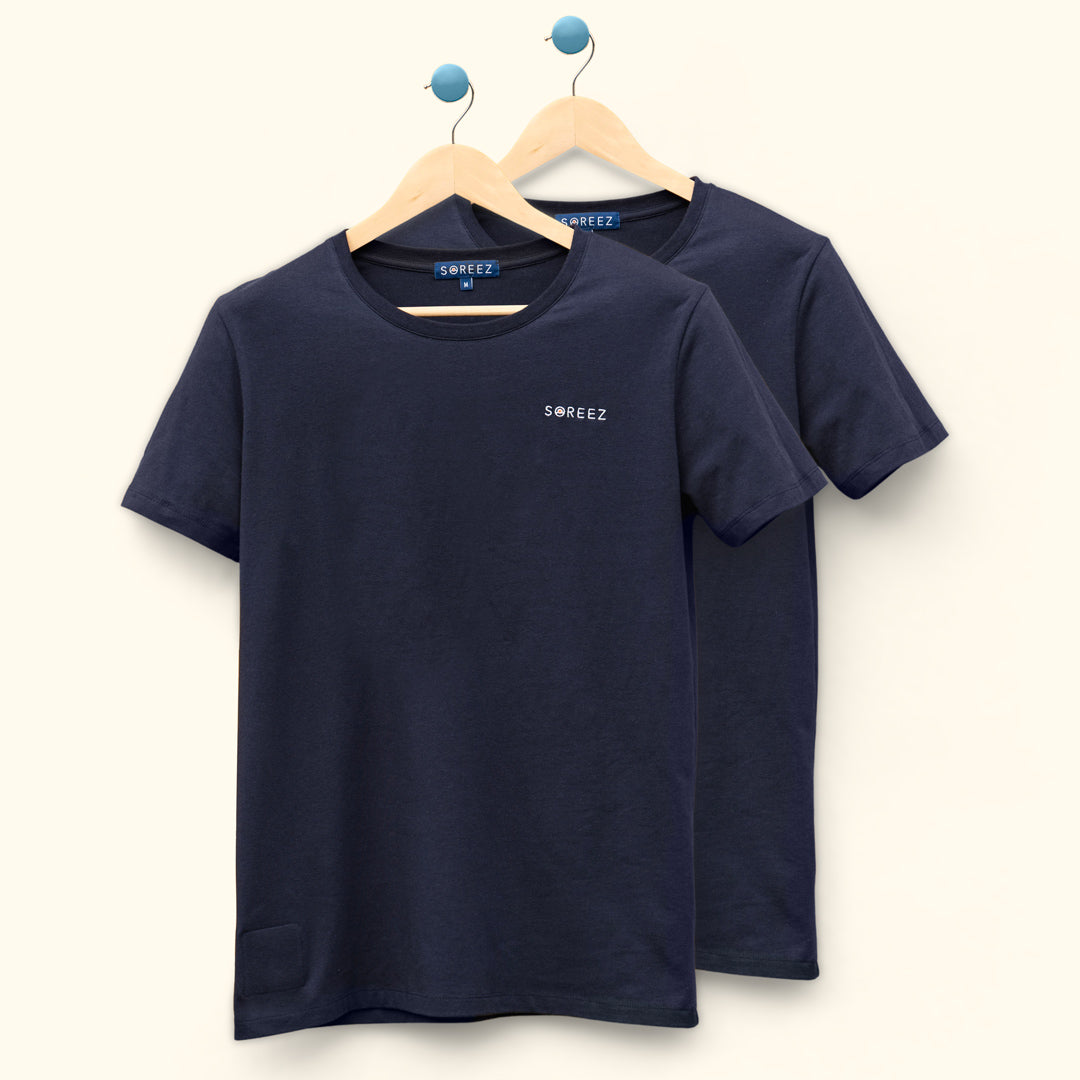 Duo T-shirts décapsuleurs Bleu
